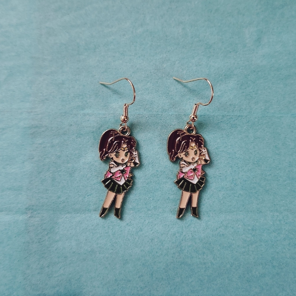🔮3/$15 Makoto Kino Sailor Jupiter Earrings